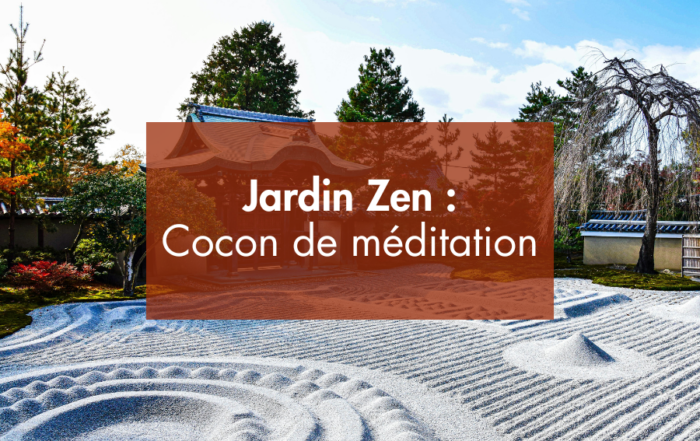 jardin zen : cocon de méditation