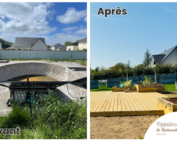 Création d'une terrasse en bois