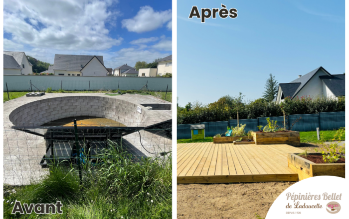 Création d'une terrasse en bois