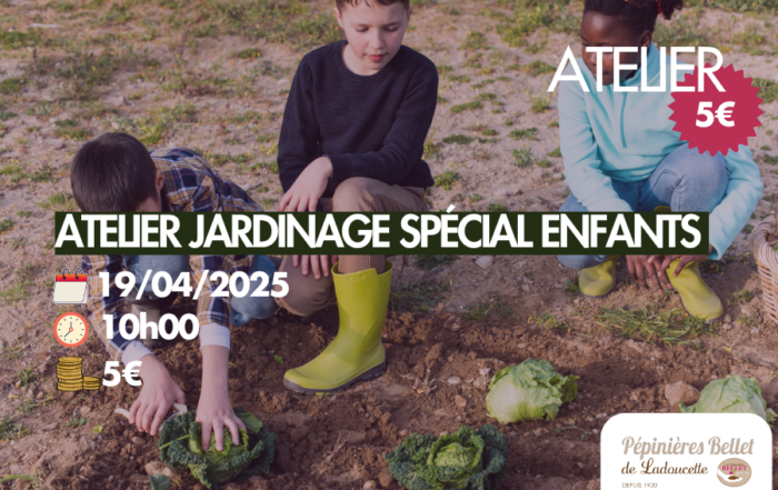 Atelier jardinage enfants