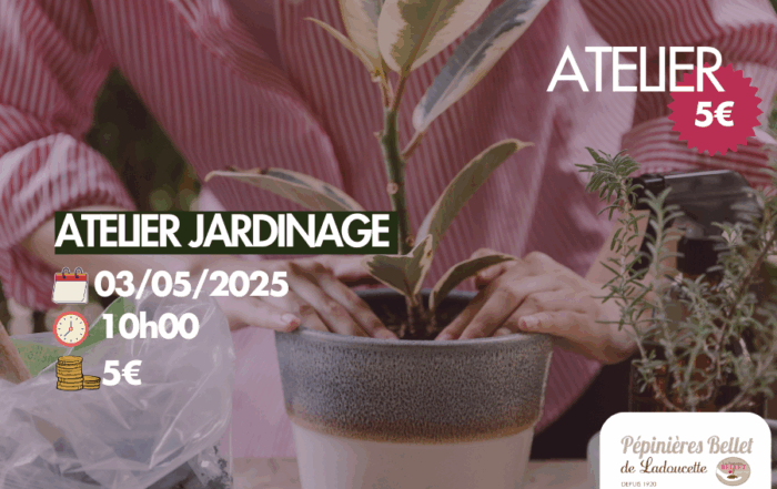 Atelier jardinage samedi 3 mai