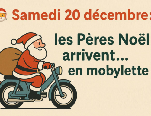 Les pères Noël en mobylette arrivent aux Pépinières Bellet ! 🎅🛵