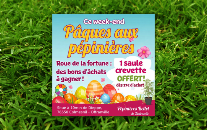 Week-end de pâques aux Pépinières Bellet