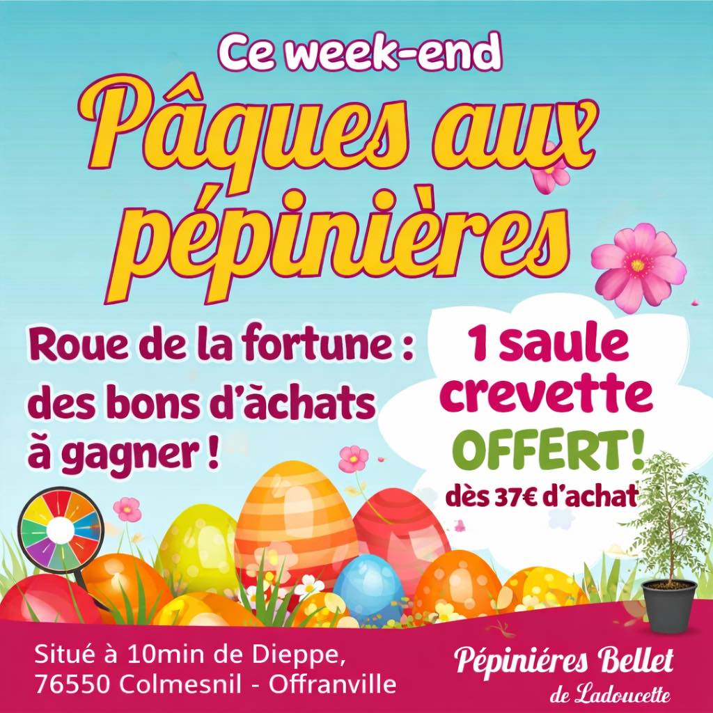 week-end-de-paques Week-end de pâques aux Pépinières Bellet